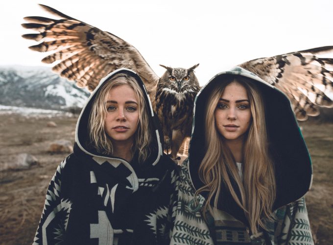 Stock Images girls, owl, 8k, Stock Images 2020714231